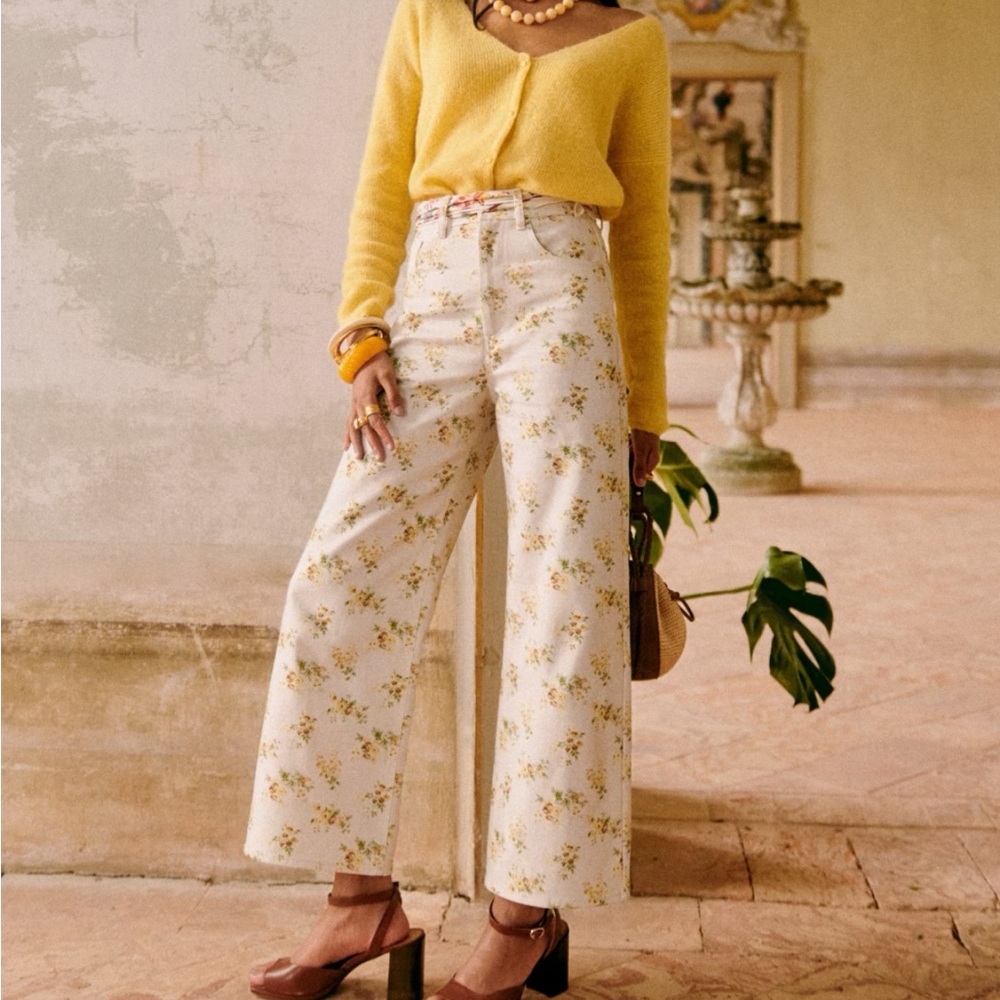 NWT Sézane Le Crop 34 Jeans